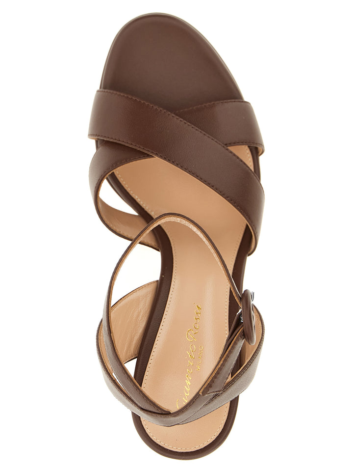 Gianvito Rossi Sabrina Sandals - Brown | 9233c6698b2713ce585436c49729839b793f8711
