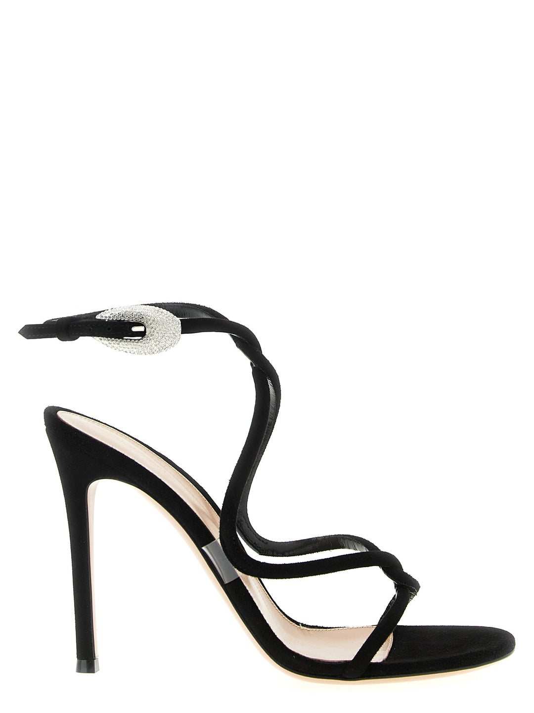 Gianvito Rossi Mamba Crystal Sandals - Black | 3501d6c9ea3bb79e26a58d12ec67f7e11d902b2b