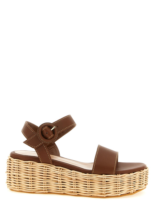 Cestino Wedges Brown