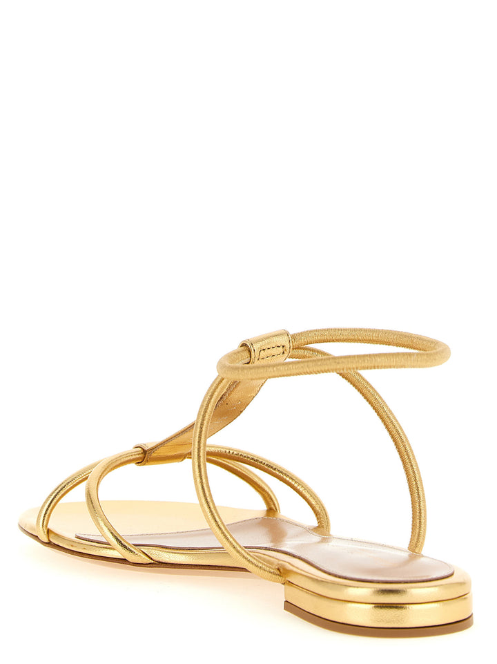 Gianvito Rossi Lilo Sandals - Gold | 940017e4bae7c3e4a2cdec6d8691b4c0b8ecb76e