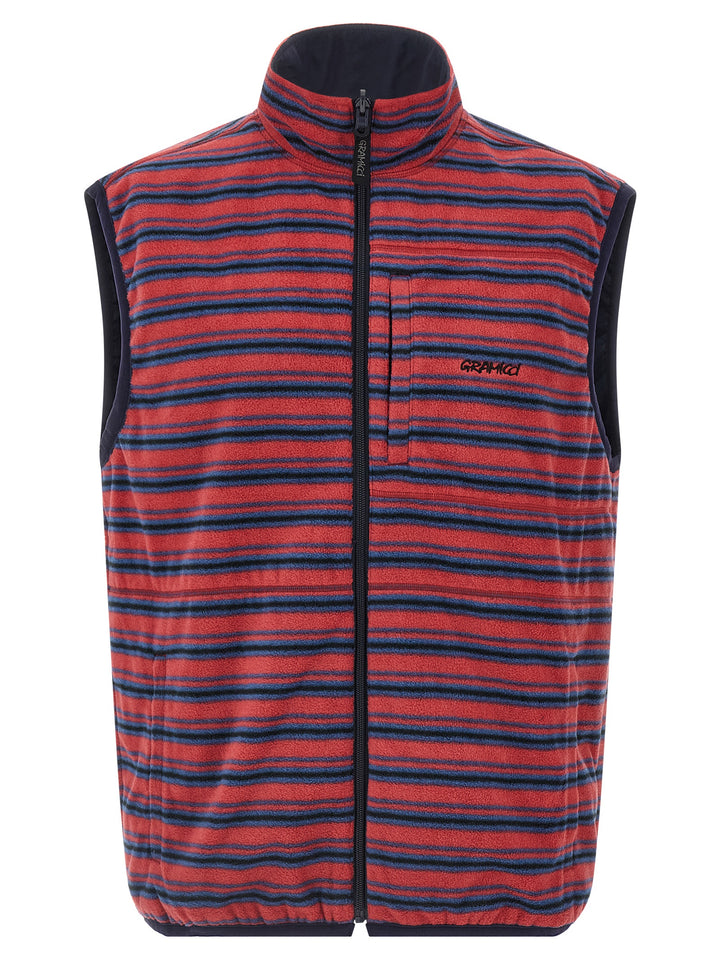 Gramicci Thermal Fleece Reversible Gilet - Multicolor | 3b8c0716c4fc04e3b8a71262b9792b862e2dd76e