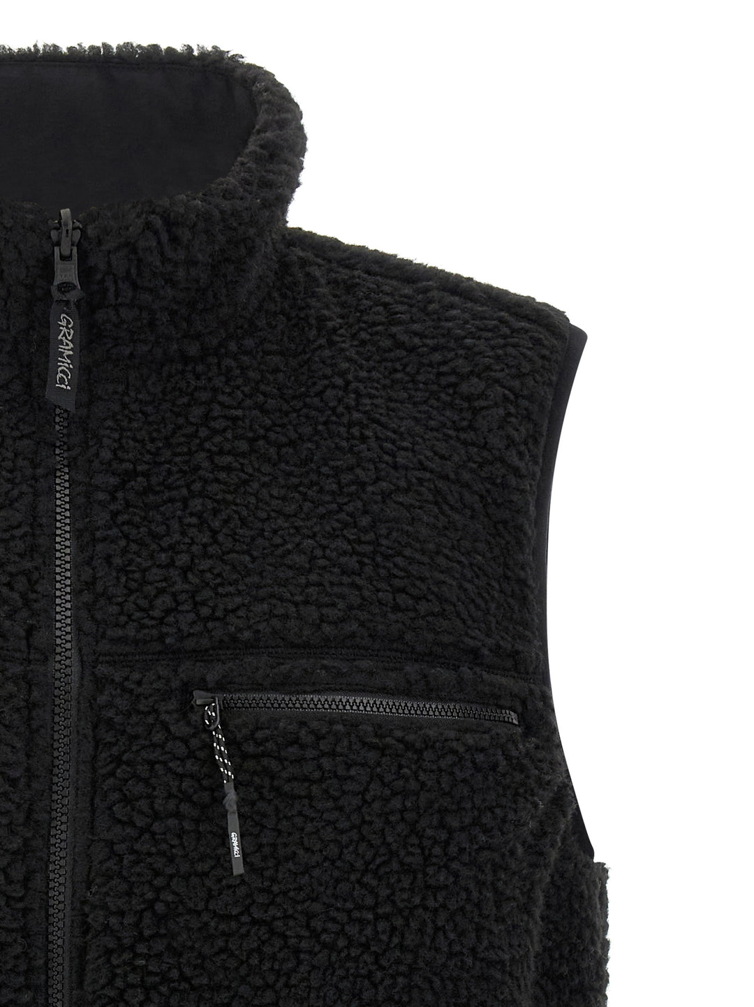 Gramicci Reversible Sherpa Gilet - Black | 3b3f8bc51aaa1dbba4102778ab506d7c6c629b41