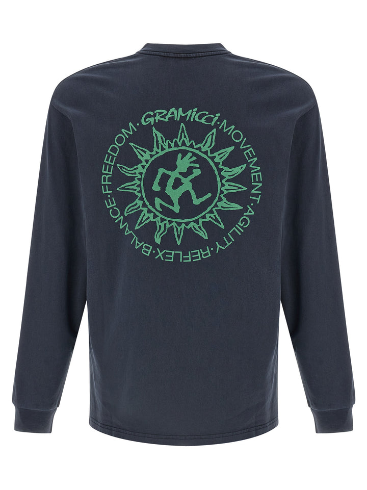 Gramicci Sun T-shirt - Blue | 20a20168939ff4861a277f44b3575ddb65334492