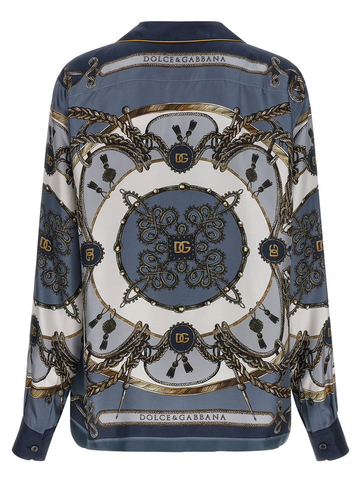 Dolce & Gabbana Cargo Shirt and Blouse - Blue | 421e7357e8e58a1aecf7e416691e9e50b05215b3