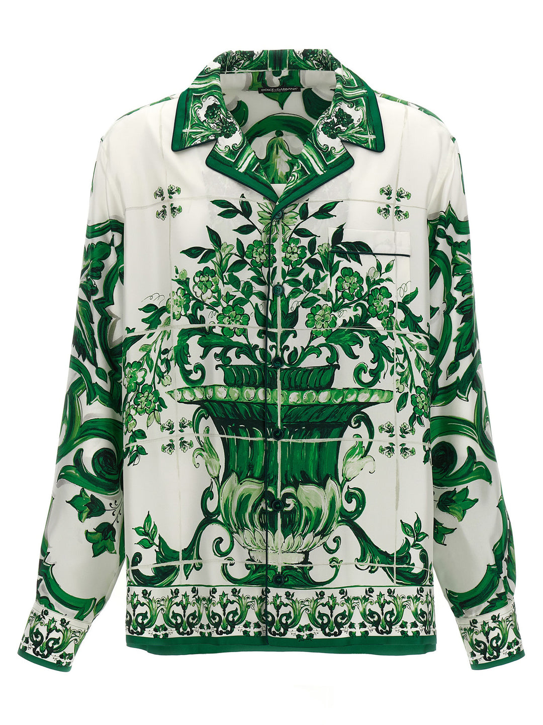 Maiolica Shirt, Blouse Green