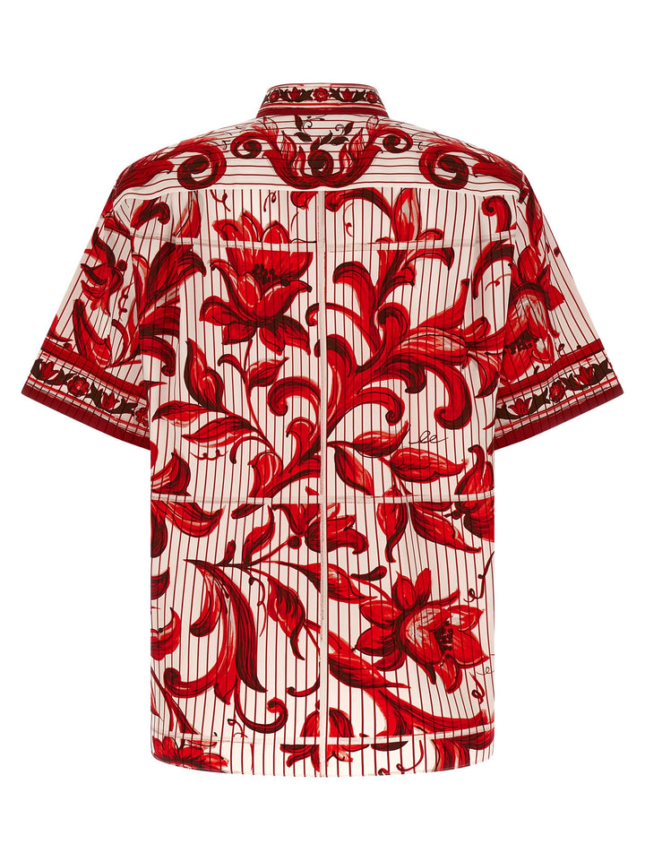 Dolce & Gabbana Maiolica Shirt and Blouse - Red | dbffe0a78ac36c8442b91f3c3cb7d0b99425e10f