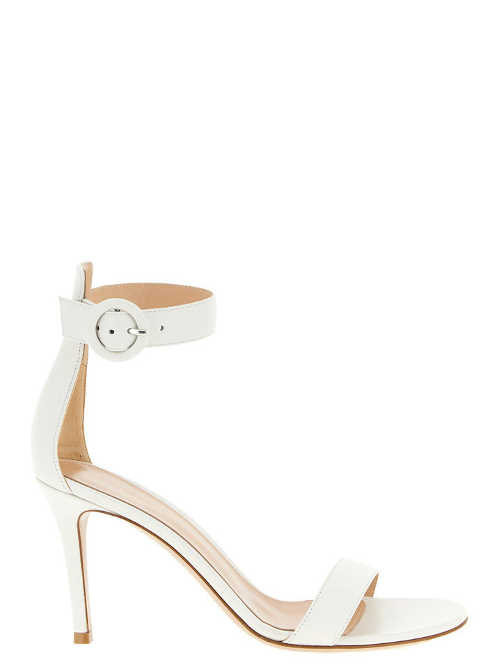 Gianvito Rossi Portofino Sandals - White | 3c53d741b20ae5ba7611e30a59dfa694cdfe4a68