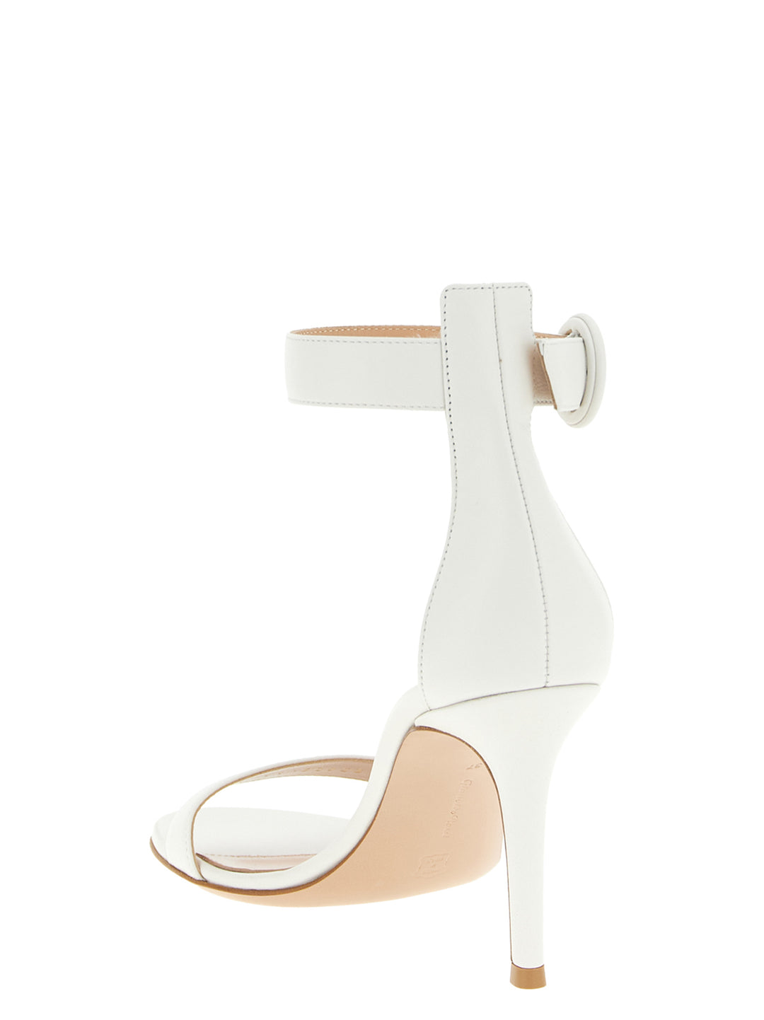 Gianvito Rossi Portofino Sandals - White | 53249aa02de458ac54639ff71200ac24fbc56579