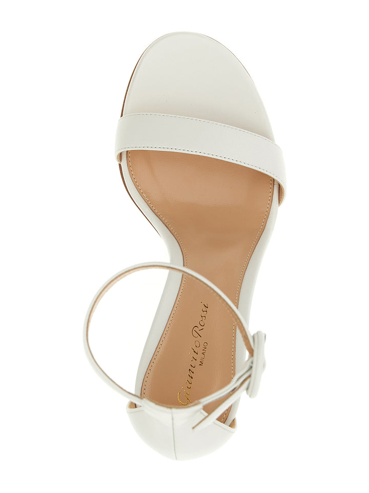 Gianvito Rossi Portofino Sandals - White | 461ef4636ff2fa4ae9baf487a350e6e26e3f2f49
