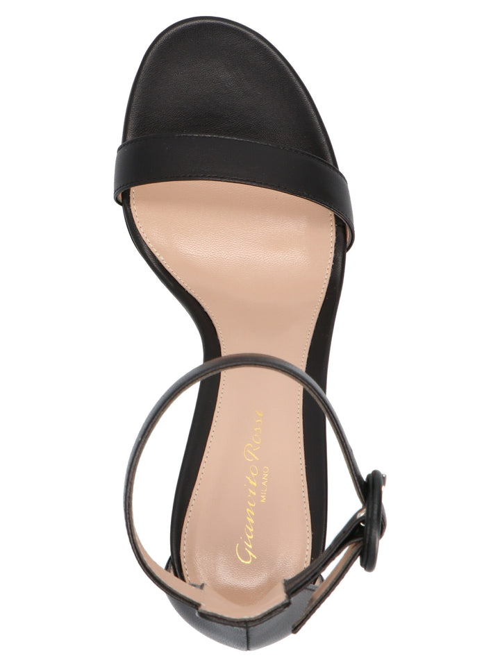 Gianvito Rossi Portofino Sandals - Black | c94ae173884953184101a8f2d7bbfe38f835c854