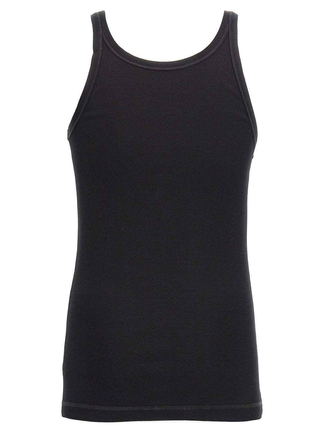 Logo Embroidery Tank Top Tops Black