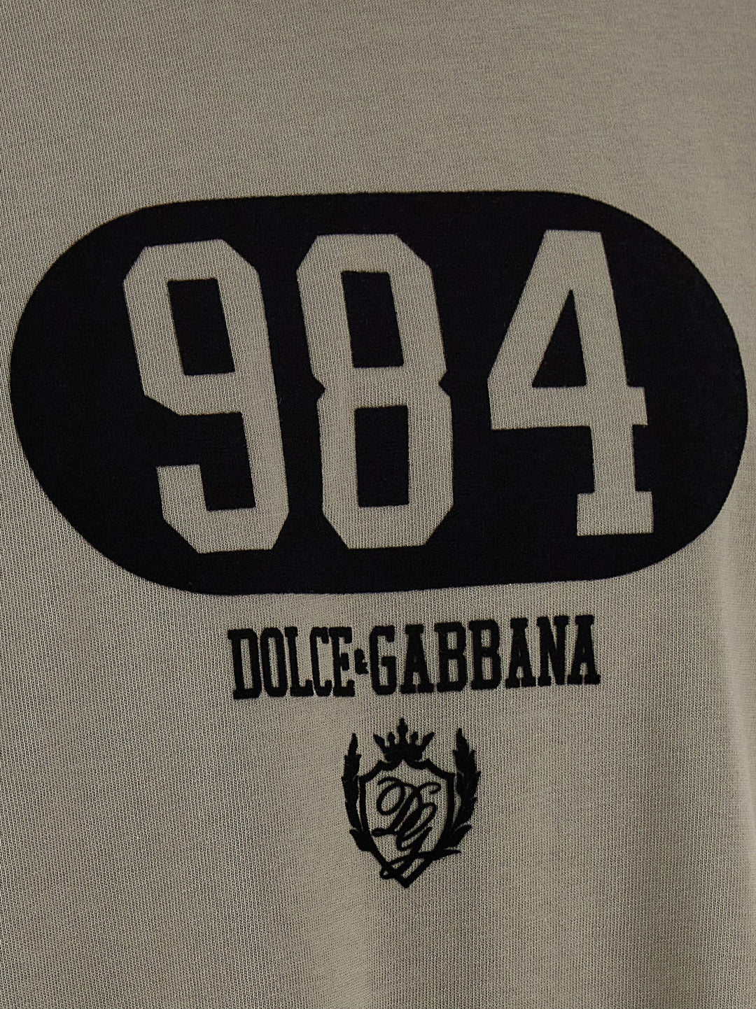 Dolce & Gabbana Flocked Print T-shirt - Gray | d9a1447feea0730c15664256f014e47889e0a561