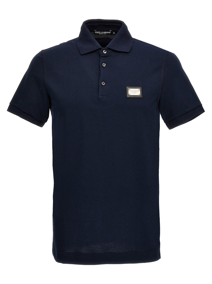 Dg Essential Cluster Polo Blue