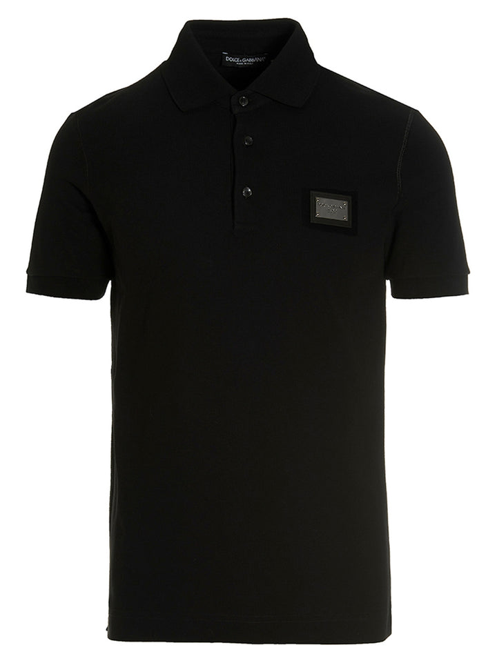 Dolce & Gabbana Dg Essential Polo - Black | 8afaae497f17ee9e2a75e89c25e41825ad2ef7ad