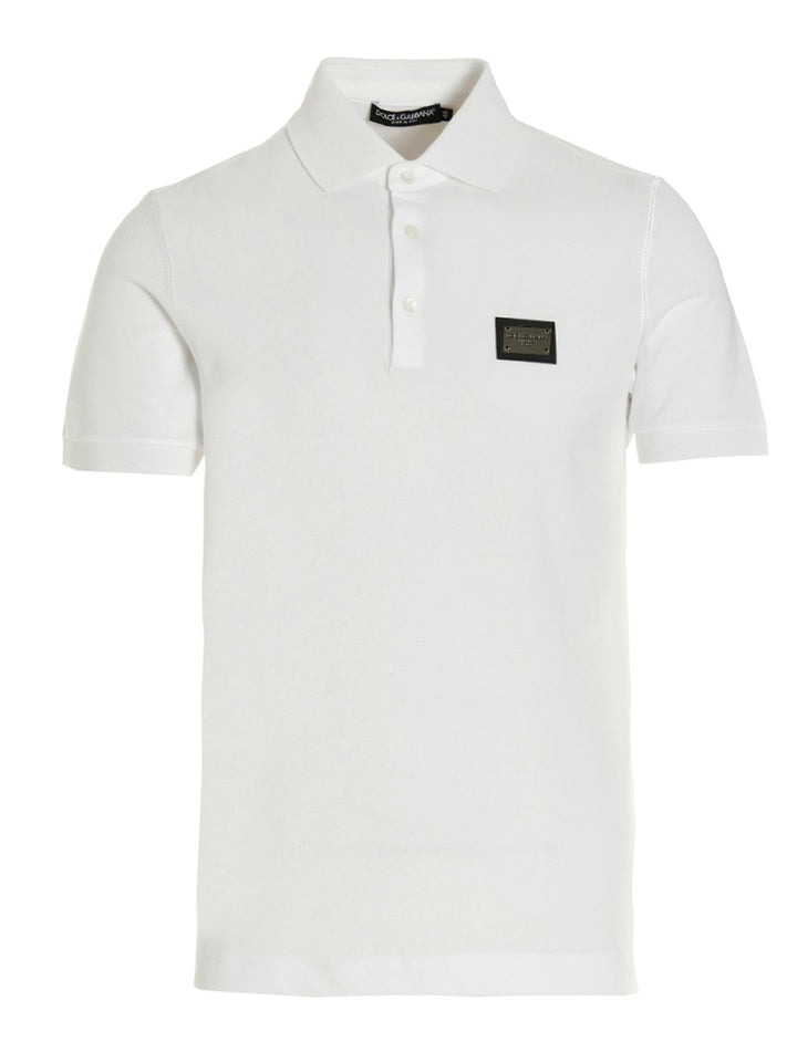Dolce & Gabbana Dg Essential Polo - White | a0ed1f8782a406d950c333791deff7bb3acaf45c