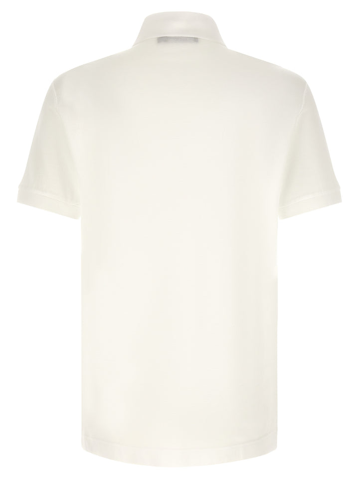 Dolce & Gabbana Logo Plate  Shirt Polo - White | 5898d694c7c7b37e3fda9cd2c45ee8ef08cbb81e