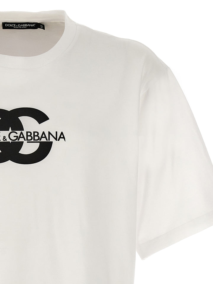 Dolce & Gabbana Logo T-shirt - White/Black | 859a1fa6c5f1619feee29d483be5aa46457712f7