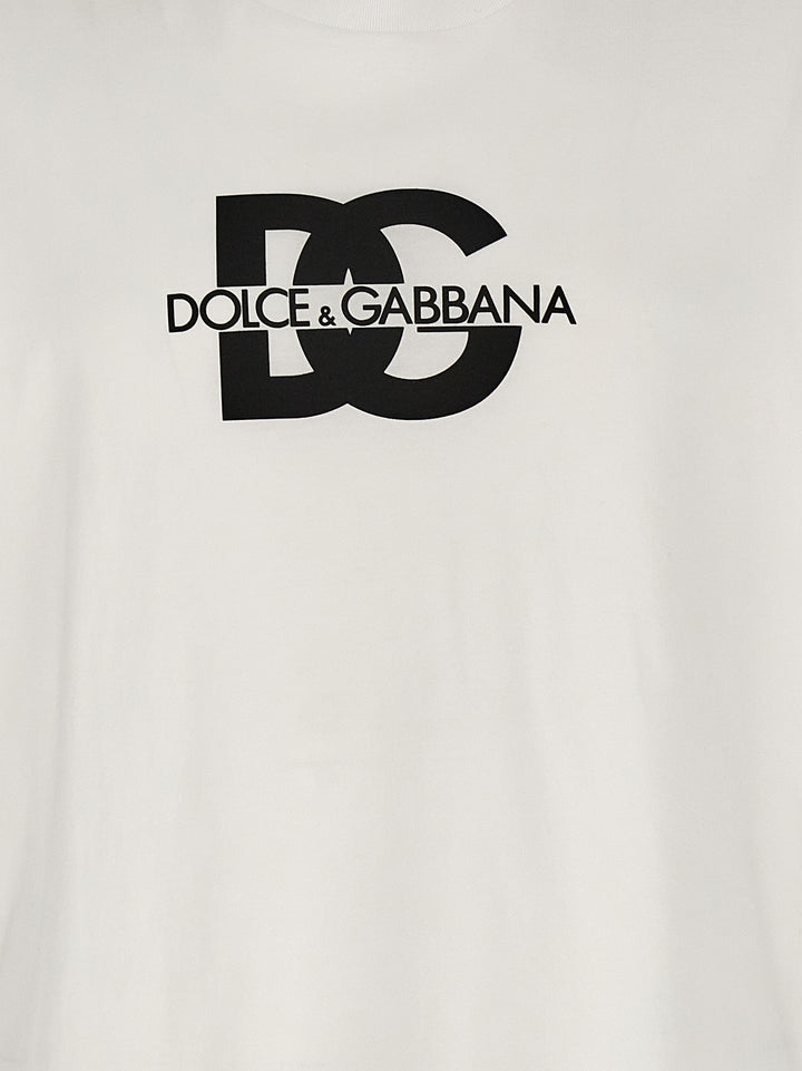 Dolce & Gabbana Logo T-shirt - White/Black | 8c9458d0dd07524afcc5ebcd7b947d6ae7cd0980