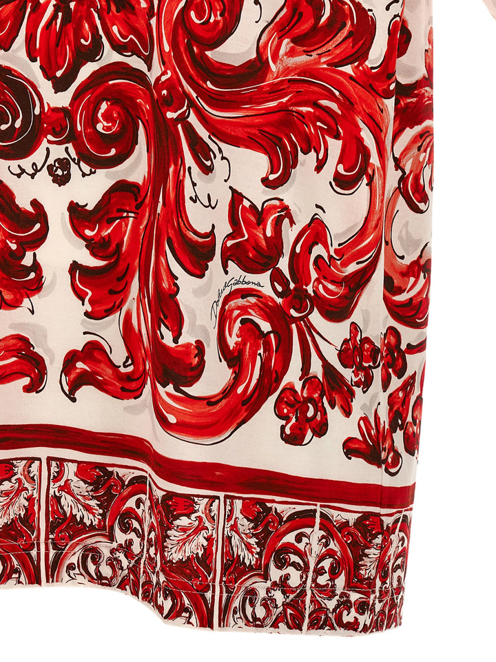 Dolce & Gabbana Maiolica T-shirt - Red | 30976ddf2b4842e649b97ce14a97d1549d34128d