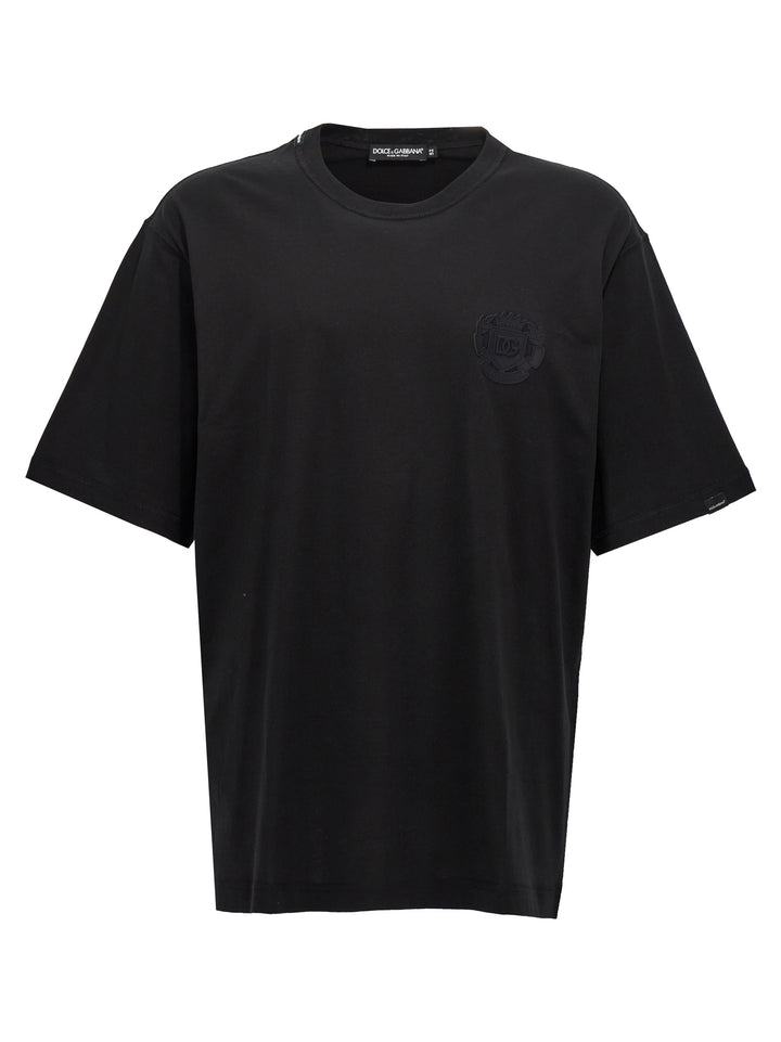 Logo Embroidery T-Shirt Black