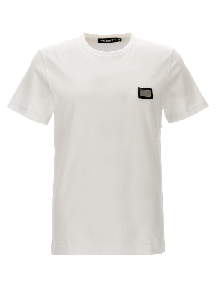 Dolce & Gabbana Dg Essential T-shirt - White | 717bdd6c547f98c95d7c24d716f60d734c53ad0a