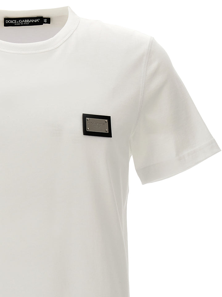 Dolce & Gabbana Dg Essential T-shirt - White | ae74402bf45c867dc1a99c81069d5b1eabaa25d7