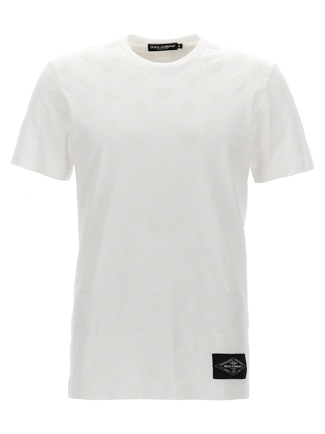 Flocked Logo T-Shirt White