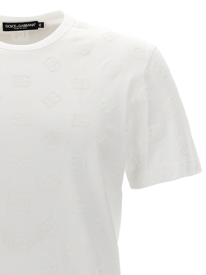 Flocked Logo T-Shirt White