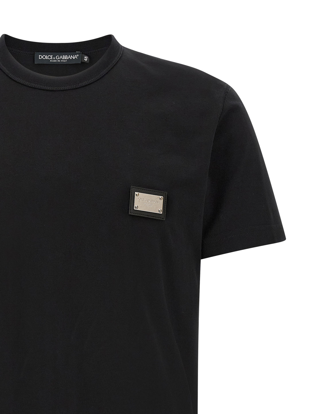 Dolce & Gabbana Logo Plate T-shirt - Black | dc2e8d4774b5c6c0139dfaef96b1d65e4e5c320b