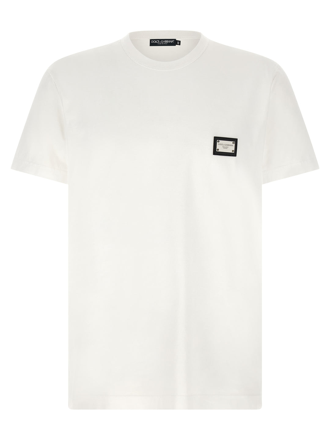 Dolce & Gabbana Logo Plate T-shirt - White | 430eaef2b0ae29f780356df0a6b7860191985262