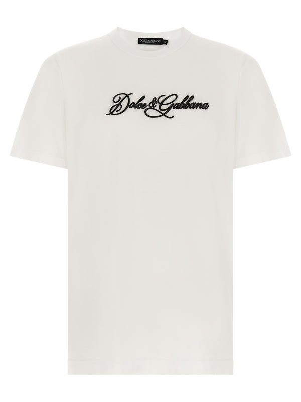 Logo Embroidery T-Shirt White