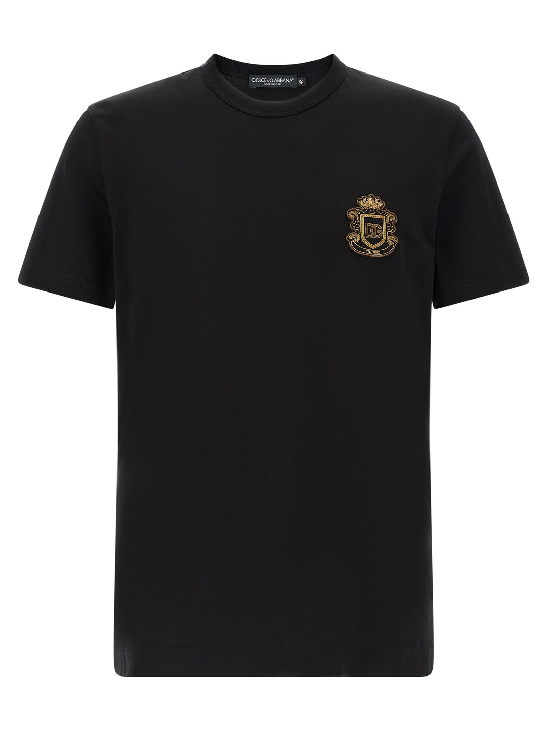 Dolce & Gabbana Heraldic Patch T-shirt - Black | b611885887e1365f097d7907d1b95296e9f3aaf0