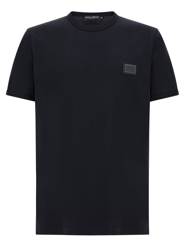 Metal Plate T-Shirt Blue