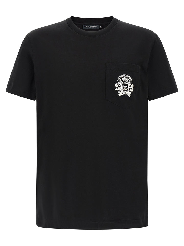 Dolce & Gabbana Dg T-shirt - Black | 1d82f877c6900916c89cf141327fd8ea956e324f