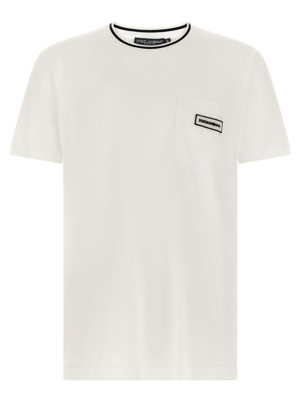 Logo Pocket T-Shirt White