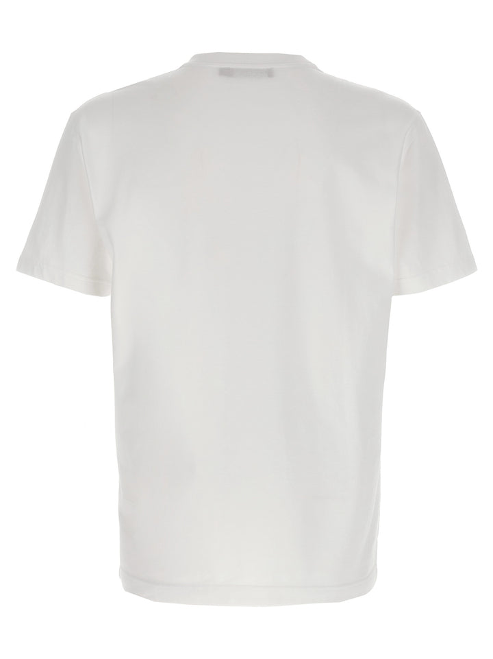 Dolce & Gabbana Flock Print T-shirt - White/Black | c02bc02216f40912b53b618341d0f55635a90c00