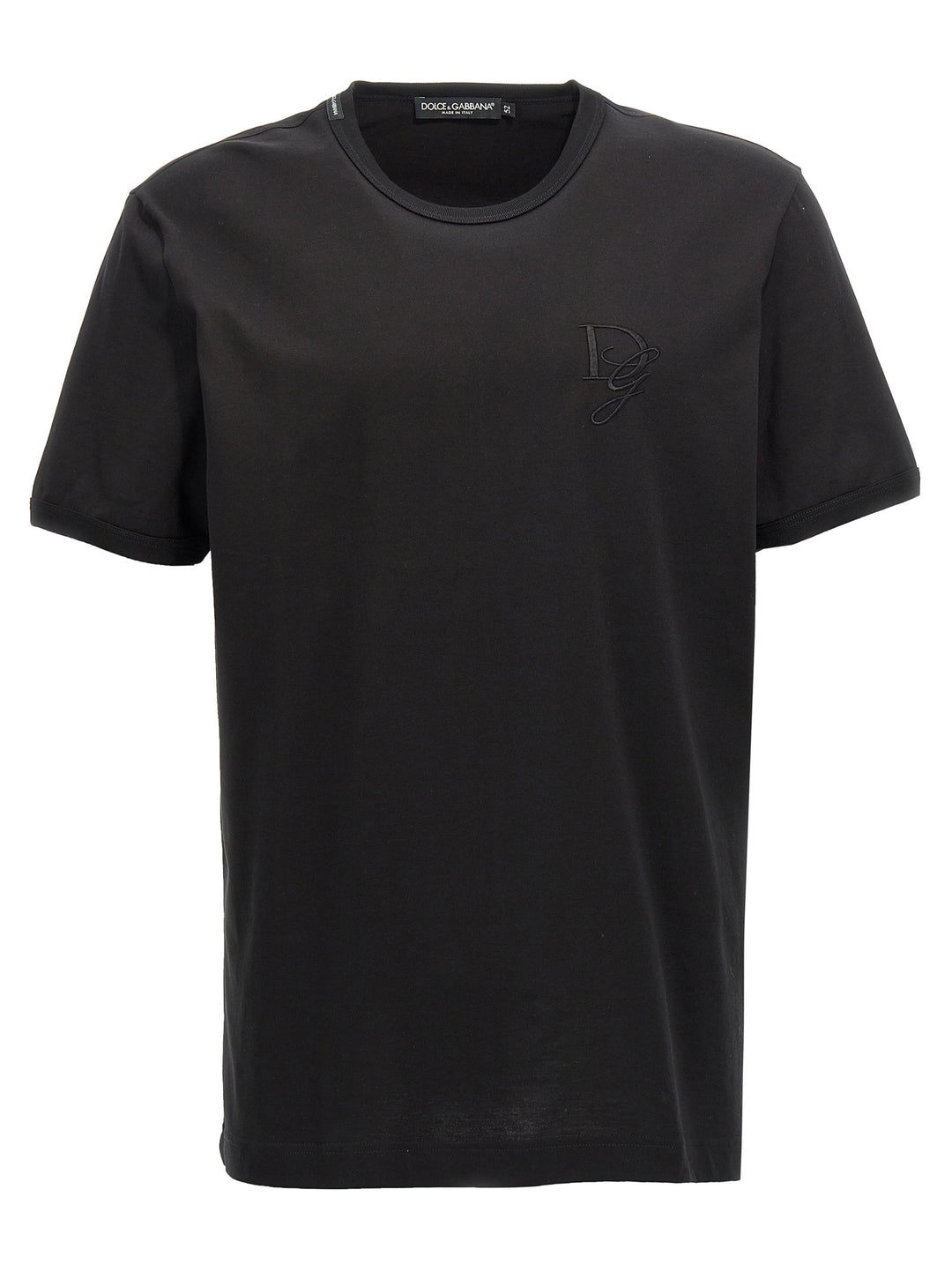 Logo Embroidery T-Shirt Black