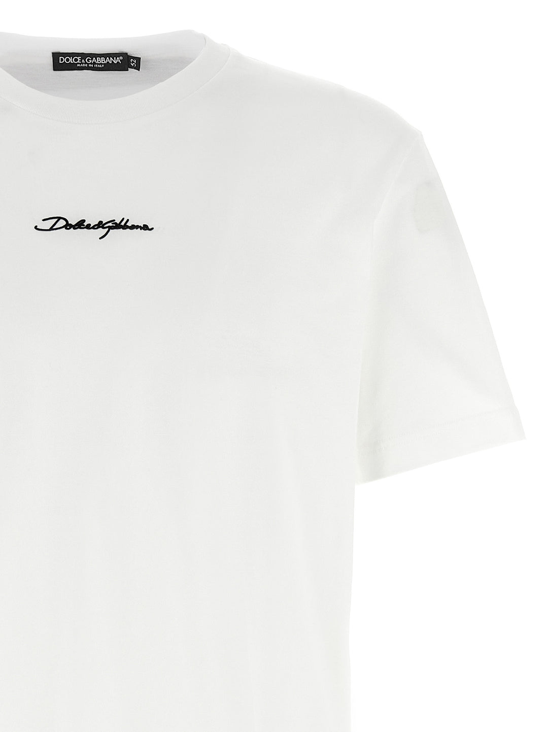Dolce & Gabbana Logo Embroidery T-shirt - White | 6f575f3d8e9d5312212189e490a28ac837b52db1