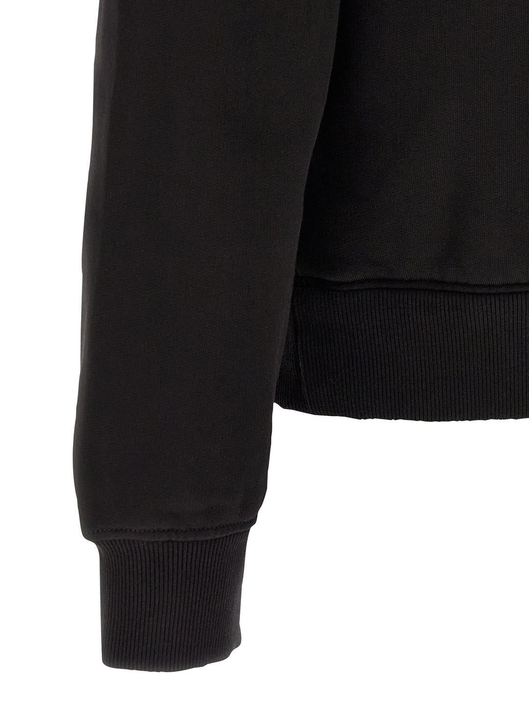 Dolce & Gabbana Logo Plaque Hoodie Sweatshirt - Black | f737d0d42551e4eb147ef8b7c8287e97ed473621