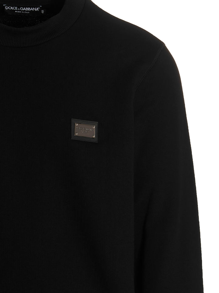Dolce & Gabbana Dg Essential Sweatshirt - Black | 16e855bdeaa5c8c1ef6d9136f9cfb2dac2a45999