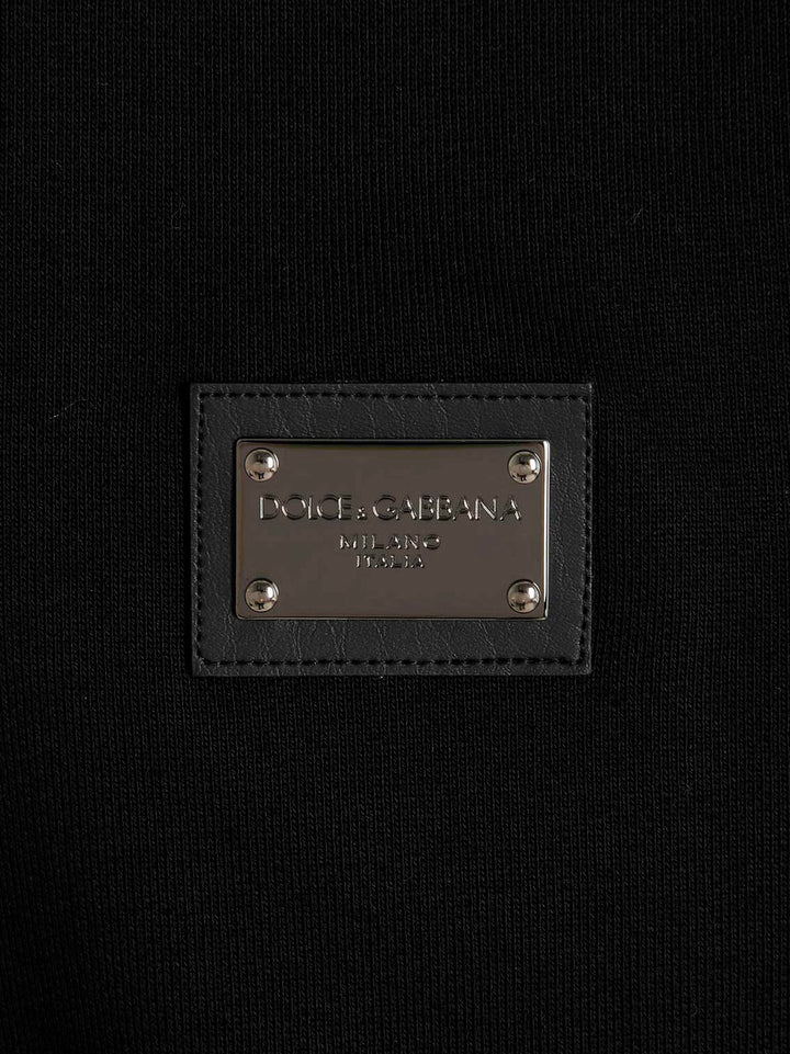 Dolce & Gabbana Dg Essential Sweatshirt - Black | 2a39bba726eed2b4f2de0f18c4110199649de9f9