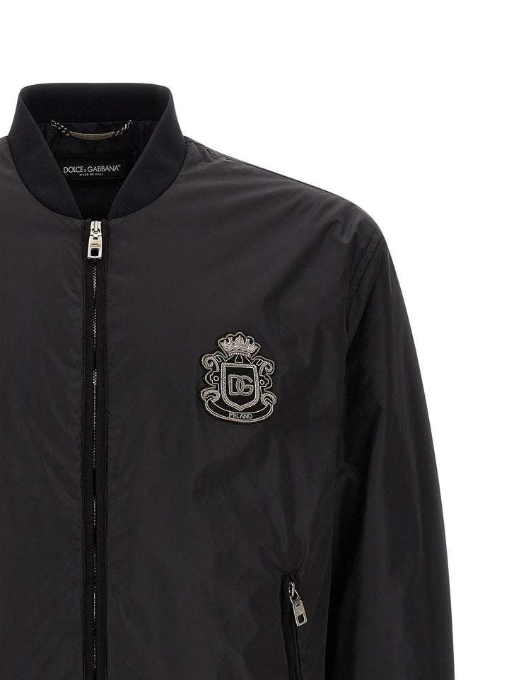 Dolce & Gabbana Dg Puffer Jackets - Black | 8b8037a24964dbb6893ef0ac661799c1a003ea42