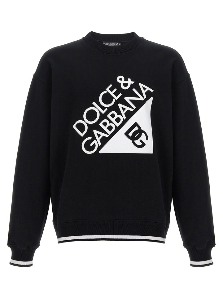 Logo Print Sweatshirt Black