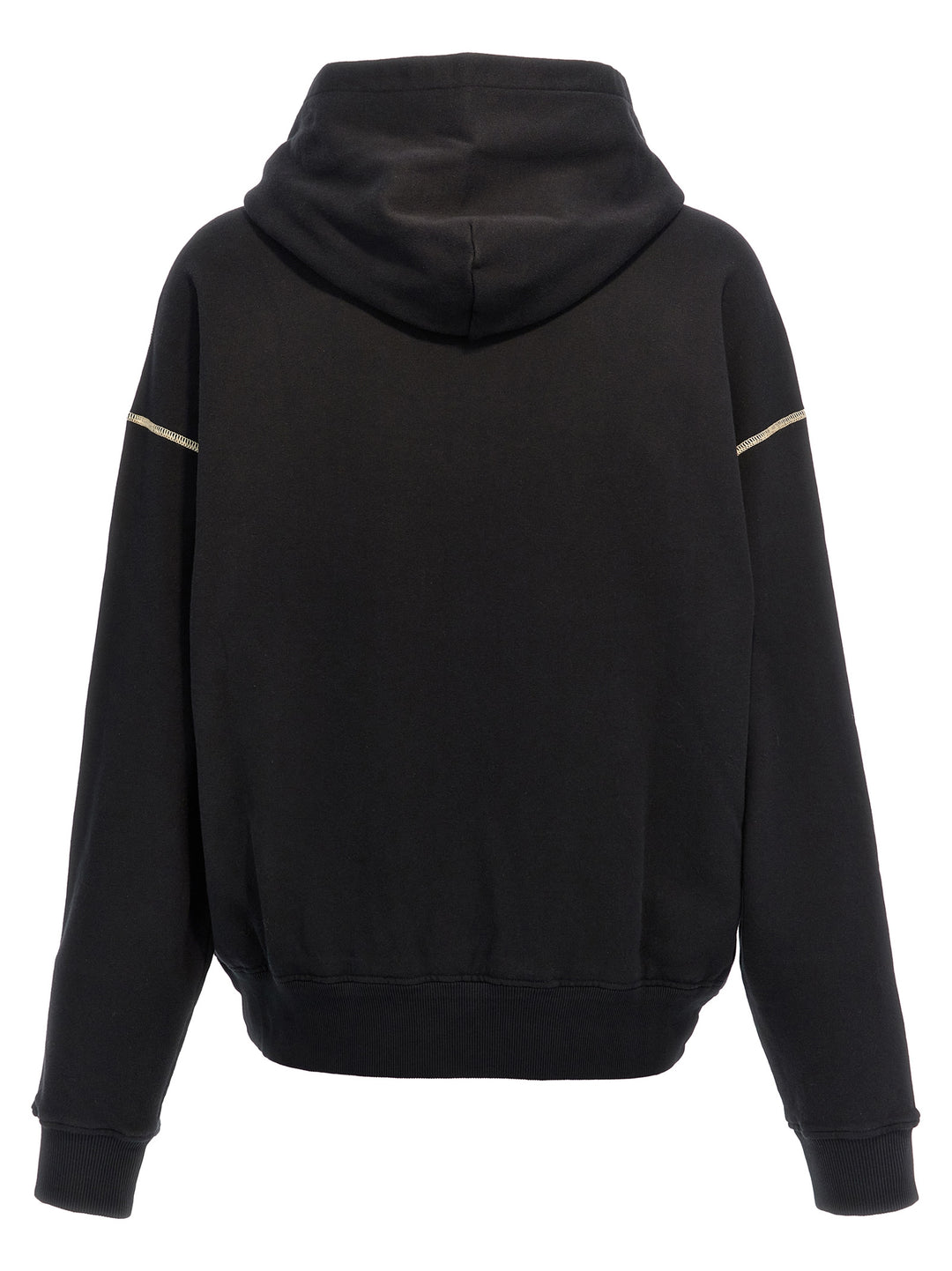 Logo Print Hoodie Sweatshirt Black