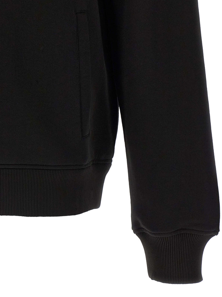 Dolce & Gabbana Heraldic Patch Hoodie Sweatshirt - Black | 669a22a6b9e7ae6372b2bdbd39fad8b3ea2acb29