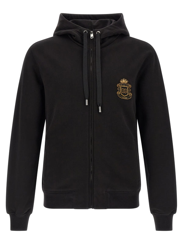 Coat Of Arms Hoodie Sweatshirt Black
