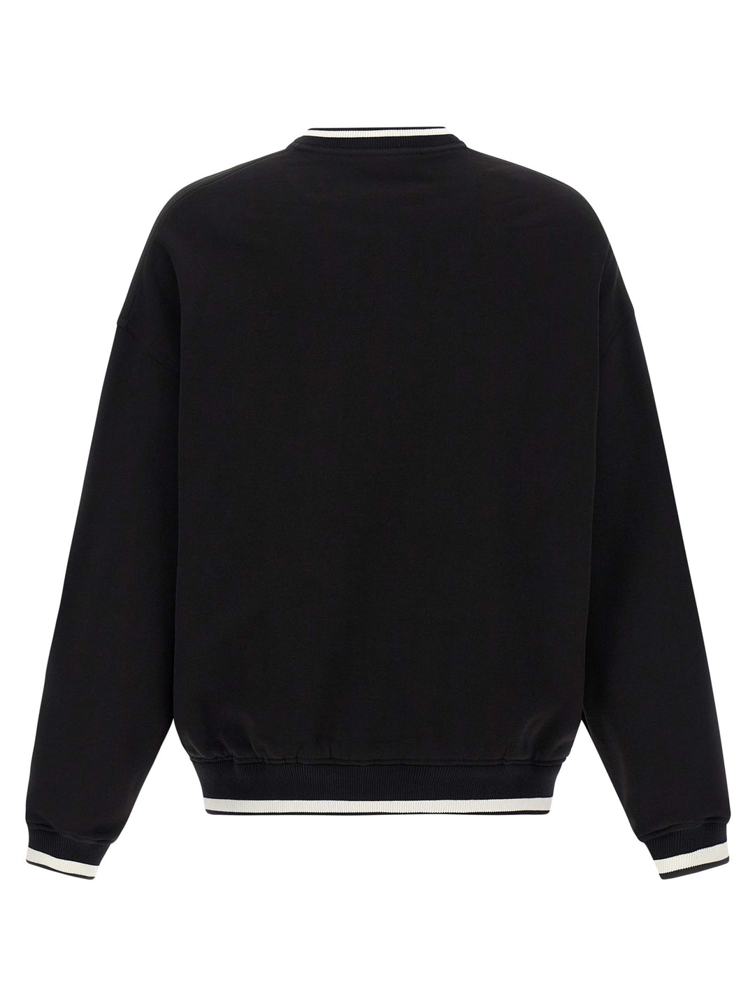 Dolce & Gabbana Logo Embroidery Sweatshirt - White/Black | 907b1c0ba59eac24fbfaa5f870d1dd8cb7af6775