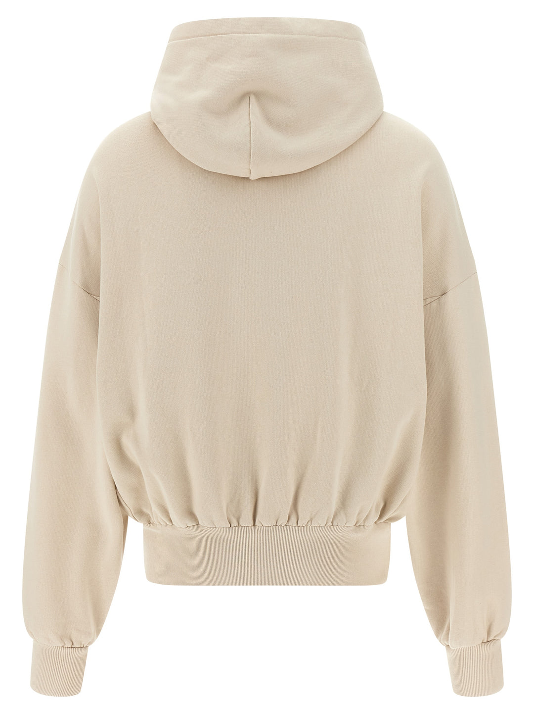 Dolce & Gabbana Logo Print Hoodie Sweatshirt - Beige | 9444421b4578bf1685d41cdceef0b77754f40089