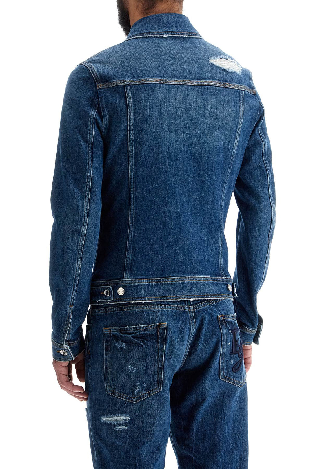 Giacca In Denim Stretch