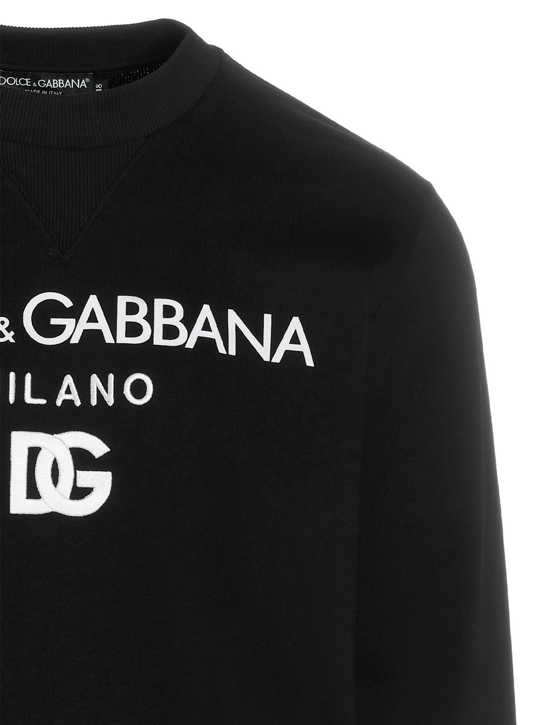 Dolce & Gabbana Logo Sweatshirt - Black | 45d81f8854f0f41574b4ec65a9e5f890ae5bd314